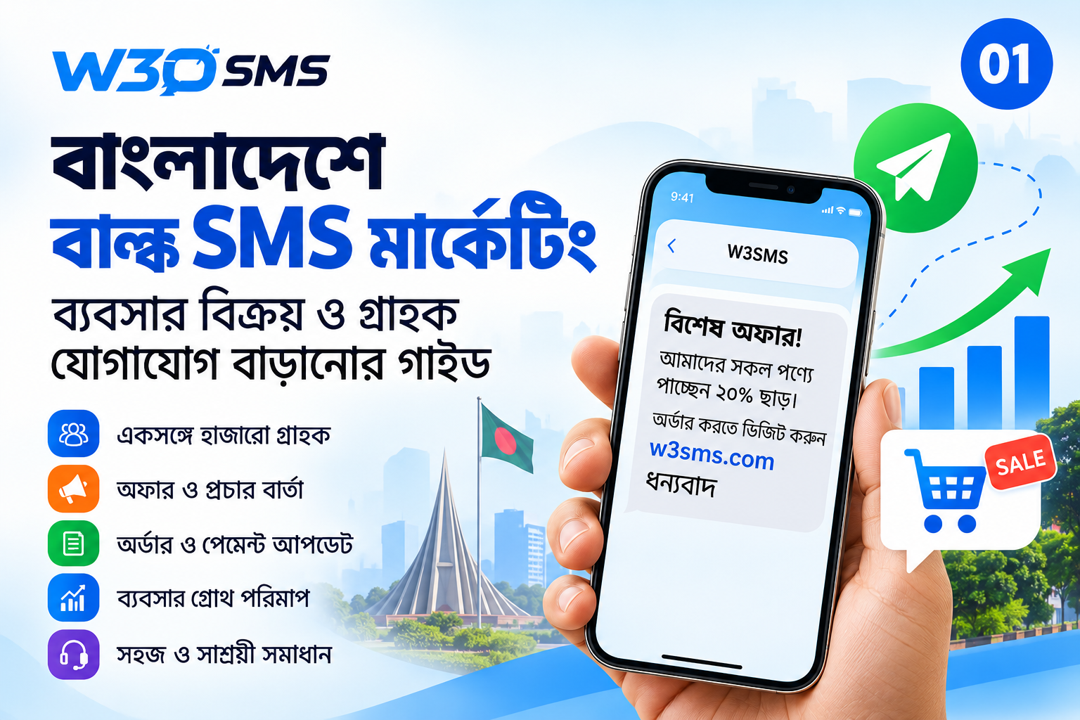 বাংলাদেশে বাল্ক SMS মার্কেটিং: ব্যবসার বিক্রয় ও গ্রাহক যোগাযোগ বাড়ানোর গাইড