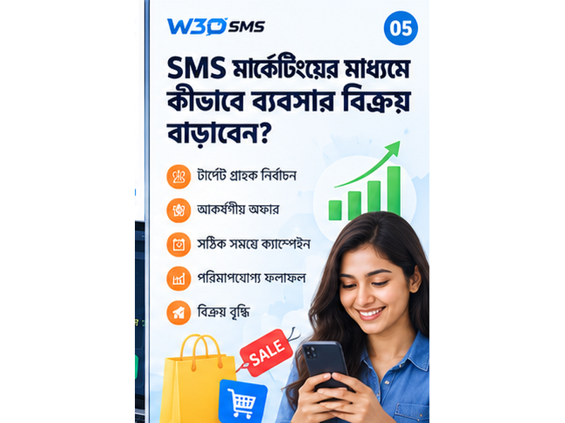 SMS মার্কেটিংয়ের মাধ্যমে কীভাবে ব্যবসার বিক্রয় বাড়াবেন?