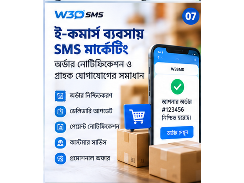 বাংলাদেশের ই-কমার্স ব্যবসায় SMS মার্কেটিং ও অর্ডার নোটিফিকেশন